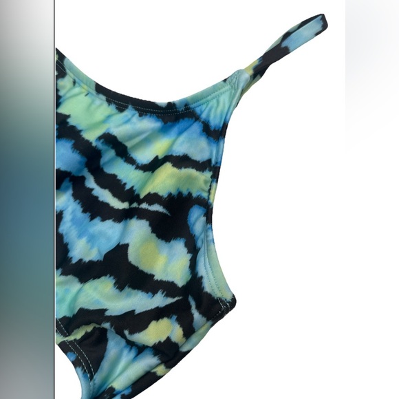 Art Class Blue Tiger Dream One Piece Swimsuit Girls Size Small NEW - Picture 4 of 9